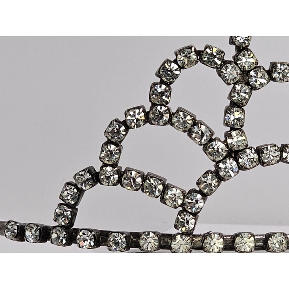 Vintage 1940s - 50s Rhinestone Tiara - Picture 3 of 14